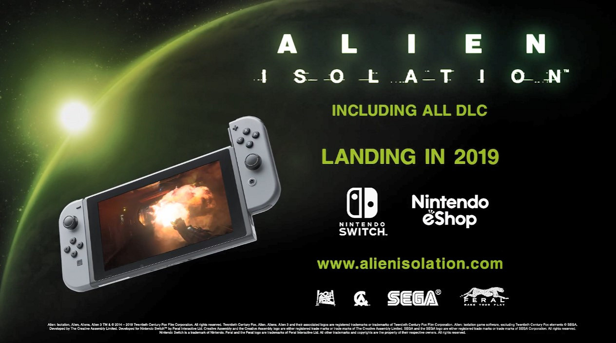 《異形:隔離》Switch版新預告 實機畫面公布 《異形:隔離》Switch版新預告 實機畫面公布