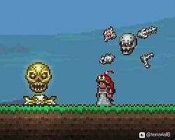 《泰拉瑞亞（Terraria）》各BOSS大師模式專屬獎勵一覽