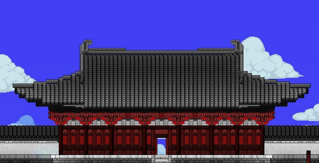《泰拉瑞亞（Terraria）》中式建築建造指南