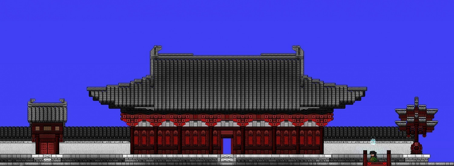 《泰拉瑞亞（Terraria）》中式建築建造指南