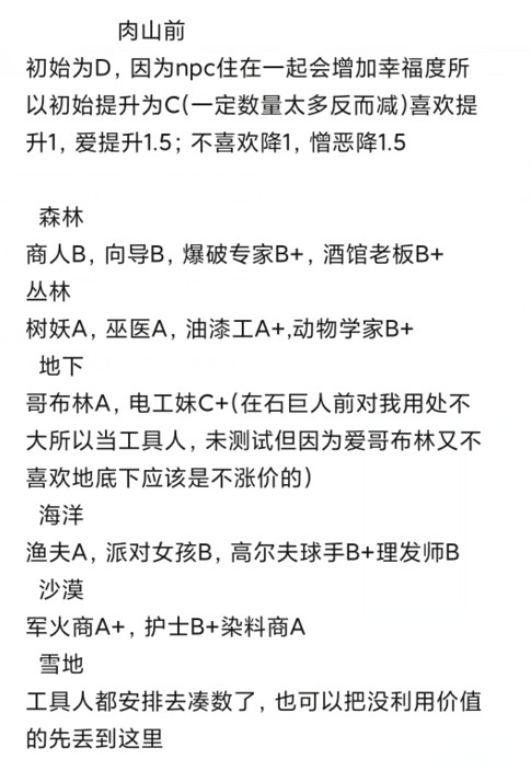 《泰拉瑞亞(Terraria)》全NPC搭配說明 《泰拉瑞亞(Terraria)》全NPC搭配說明