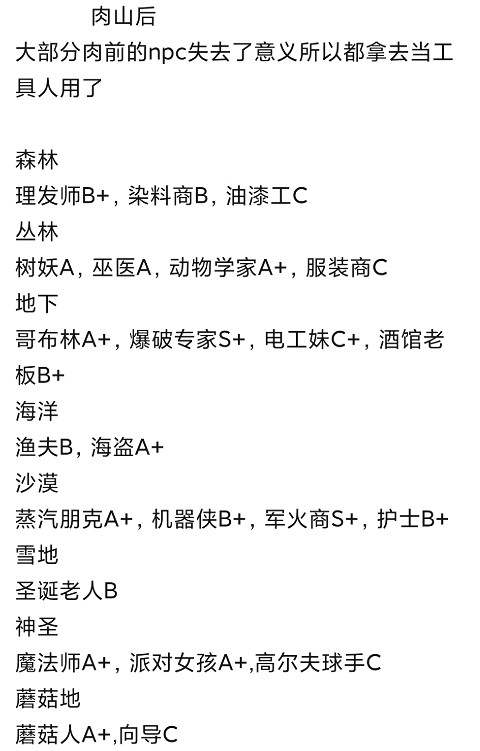 《泰拉瑞亞(Terraria)》全NPC搭配說明 《泰拉瑞亞(Terraria)》全NPC搭配說明