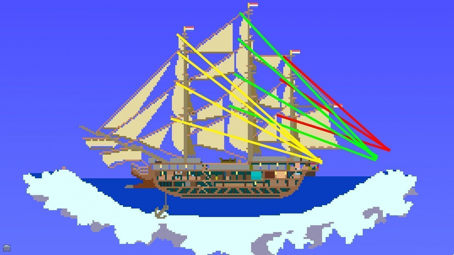 《泰拉瑞亞(Terraria)》帆船建築建造教學 《泰拉瑞亞(Terraria)》帆船建築建造教學