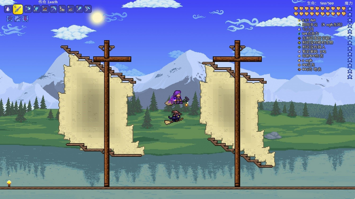 《泰拉瑞亞(Terraria)》帆船建築建造教學 《泰拉瑞亞(Terraria)》帆船建築建造教學