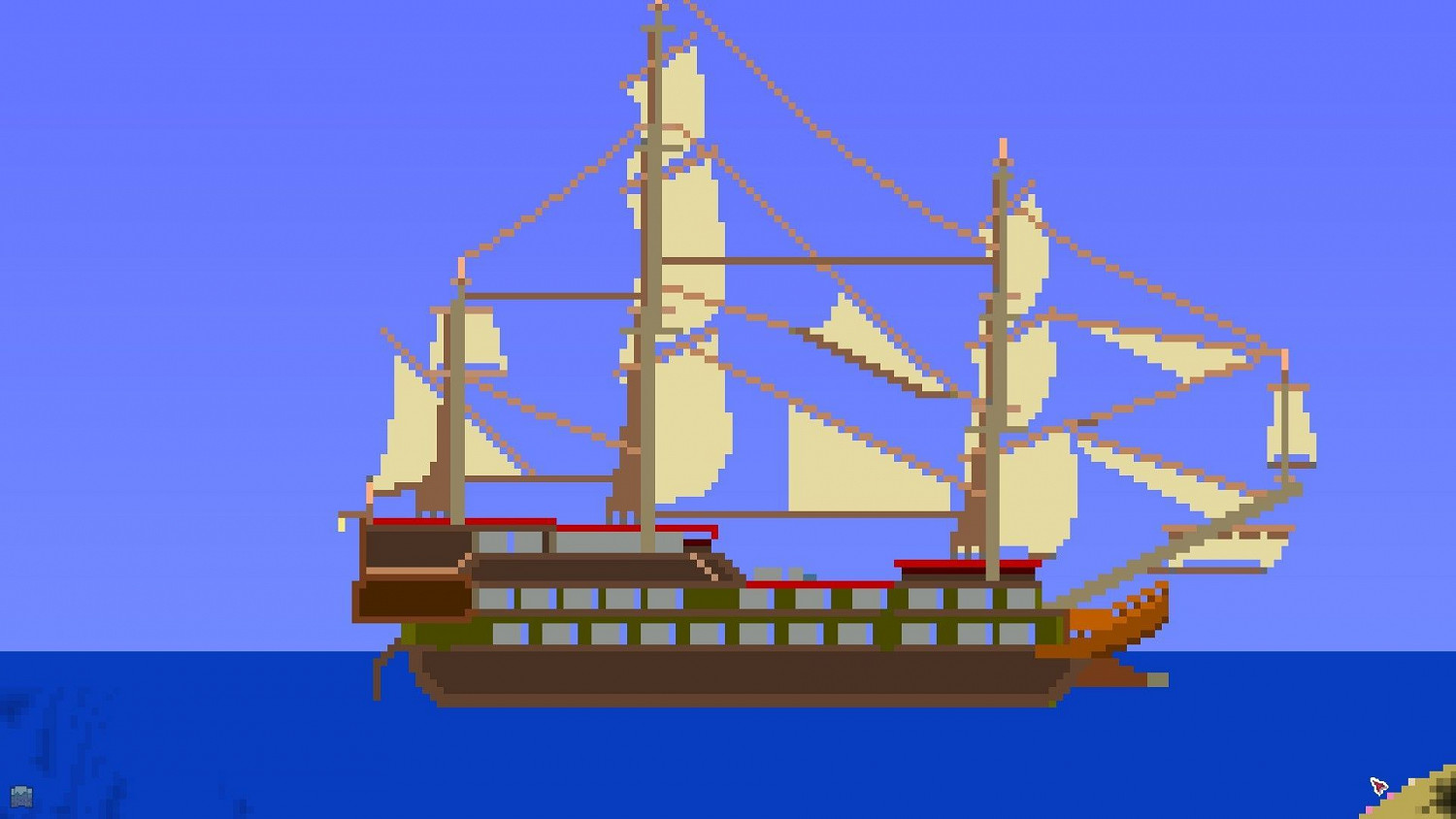 《泰拉瑞亞(Terraria)》帆船建築建造教學 《泰拉瑞亞(Terraria)》帆船建築建造教學