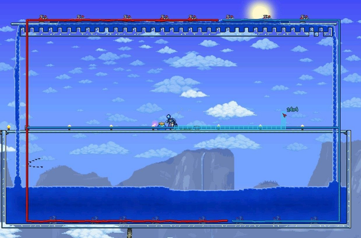《泰拉瑞亞（Terraria）》1.4版刷水方法