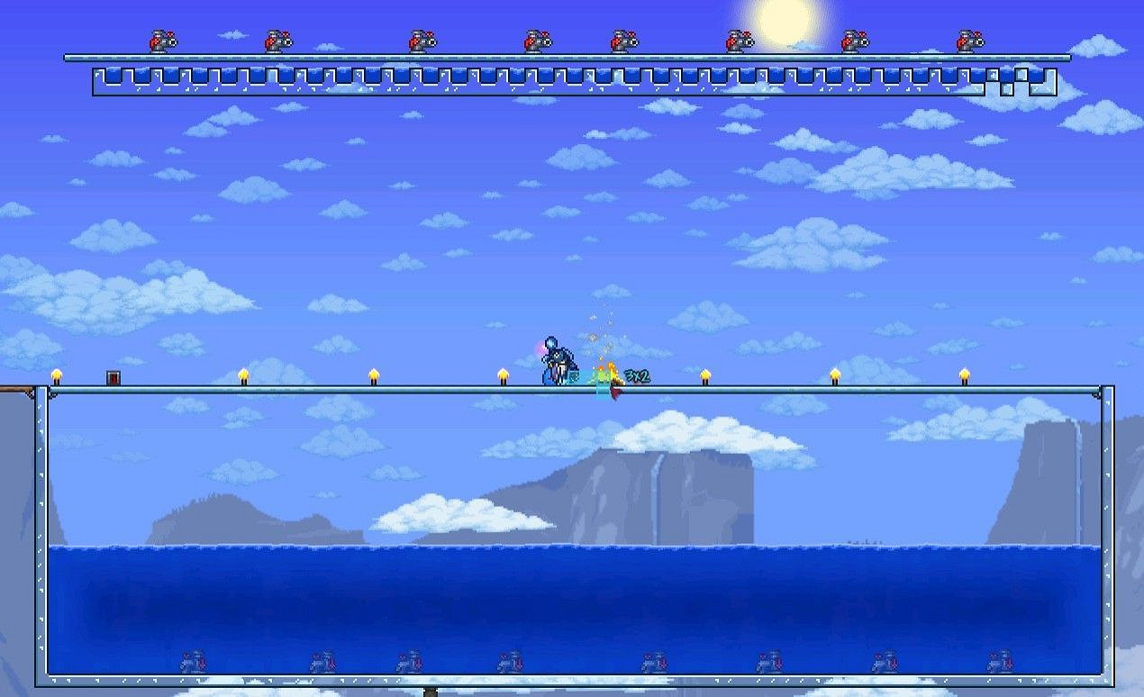 《泰拉瑞亞（Terraria）》1.4版刷水方法