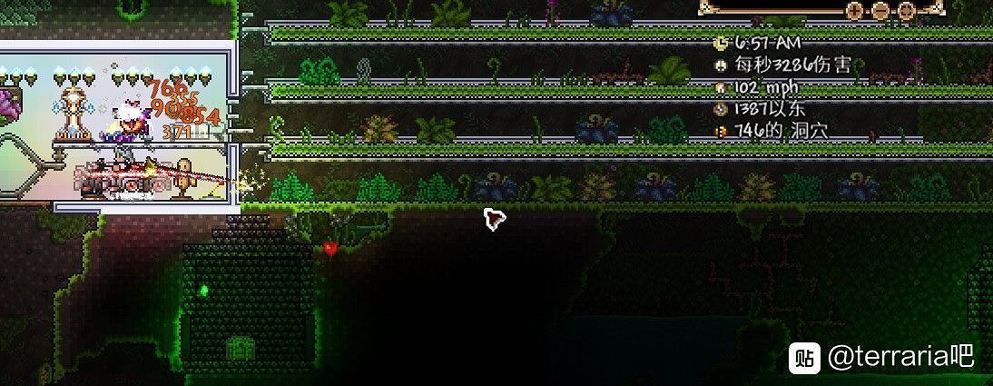 《泰拉瑞亞（Terraria）》礦車騎槍逃課打法