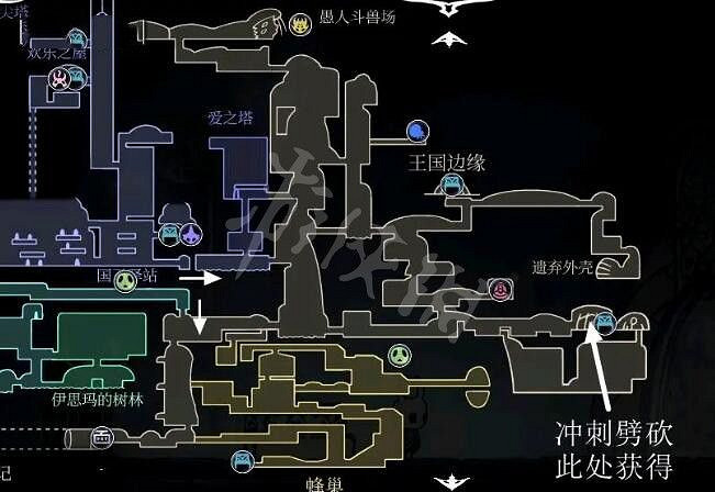 《空洞騎士》骨釘技能位置分享