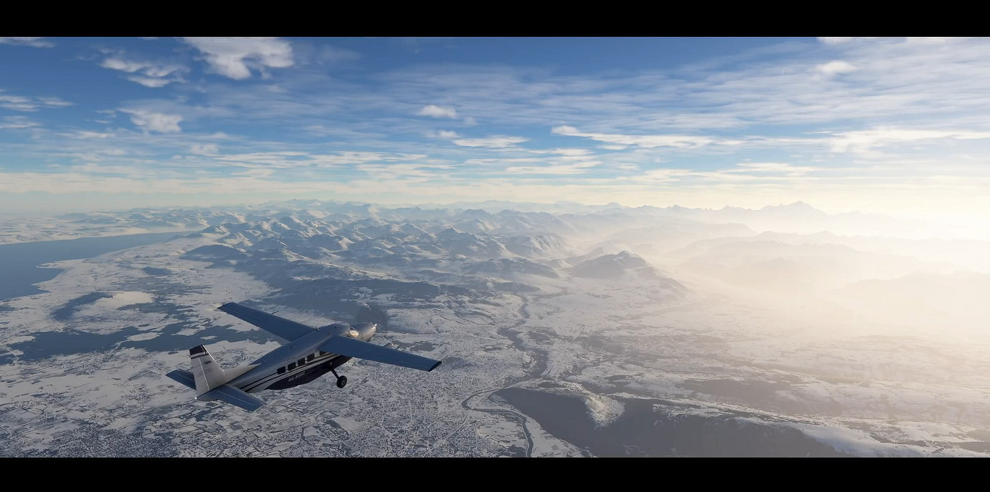 《微軟模擬飛行》冬日雪景展示 《微軟模擬飛行》冬日雪景展示