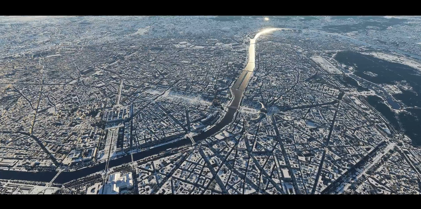 《微軟模擬飛行》冬日雪景展示 《微軟模擬飛行》冬日雪景展示