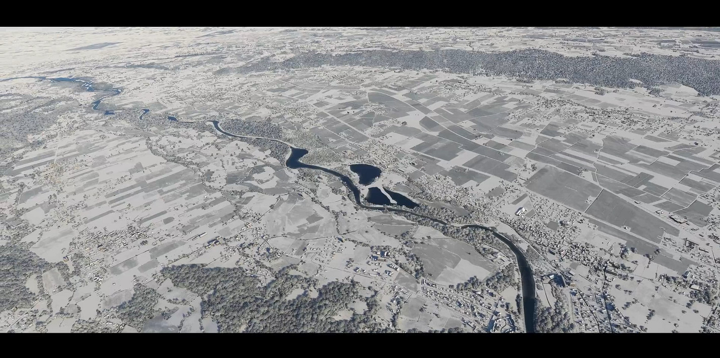 《微軟模擬飛行》冬日雪景展示 《微軟模擬飛行》冬日雪景展示