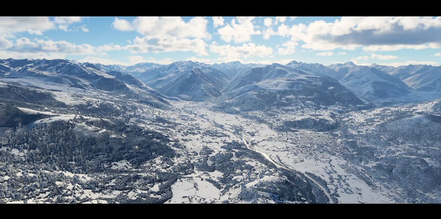 《微軟模擬飛行》冬日雪景展示 《微軟模擬飛行》冬日雪景展示