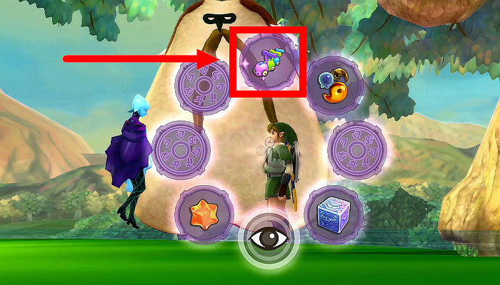 《薩爾達傳說 禦天之劍 HD》歌蚪音符分佈位置