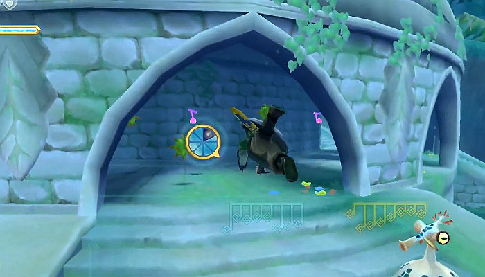 《薩爾達傳說 禦天之劍 HD》歌蚪音符分佈位置