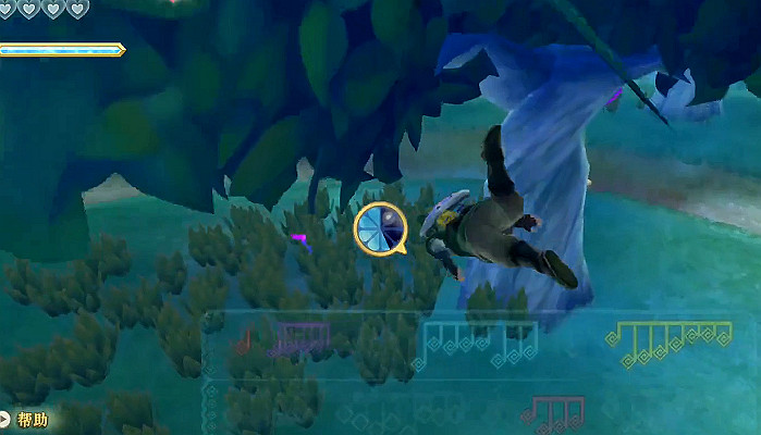 《薩爾達傳說 禦天之劍 HD》歌蚪音符分佈位置