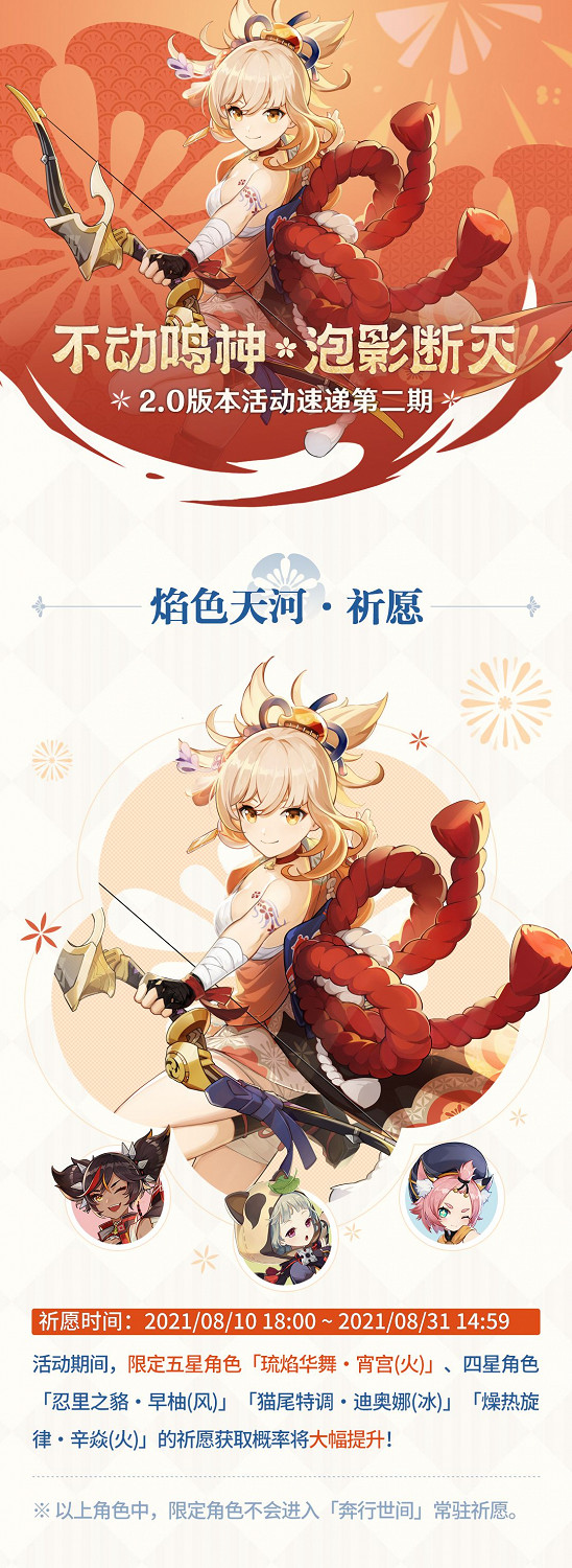 《原神》2.0版第二期活動總覽
