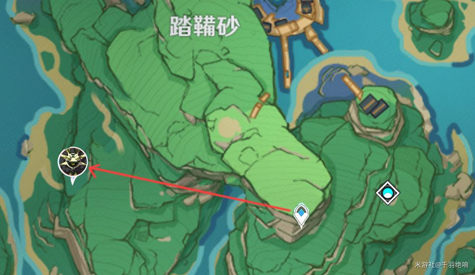 《原神》稻妻丘丘薩滿位置圖示