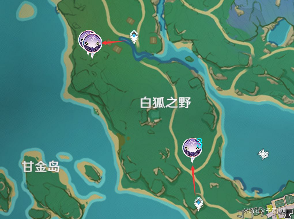 《原神》2.0版稻妻區域騙騙花位置分佈 《原神》2.0版稻妻區域騙騙花位置分佈