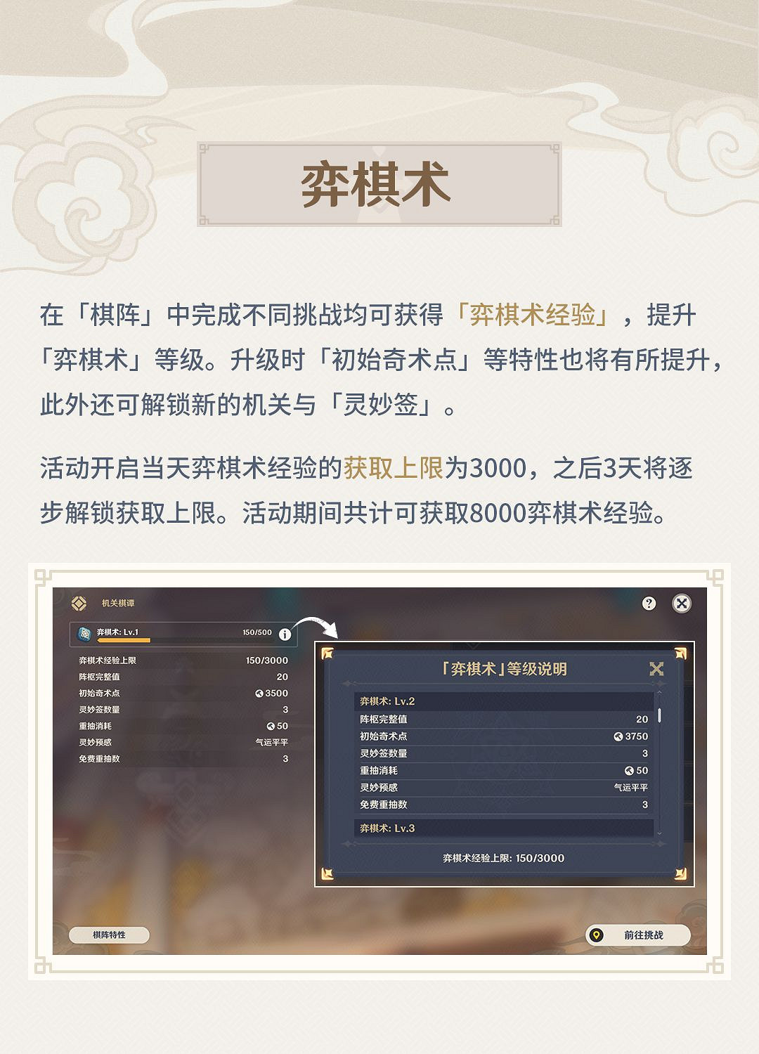 《原神》機關棋譚・靈妙之局活動玩法說明 《原神》機關棋譚・靈妙之局活動玩法說明