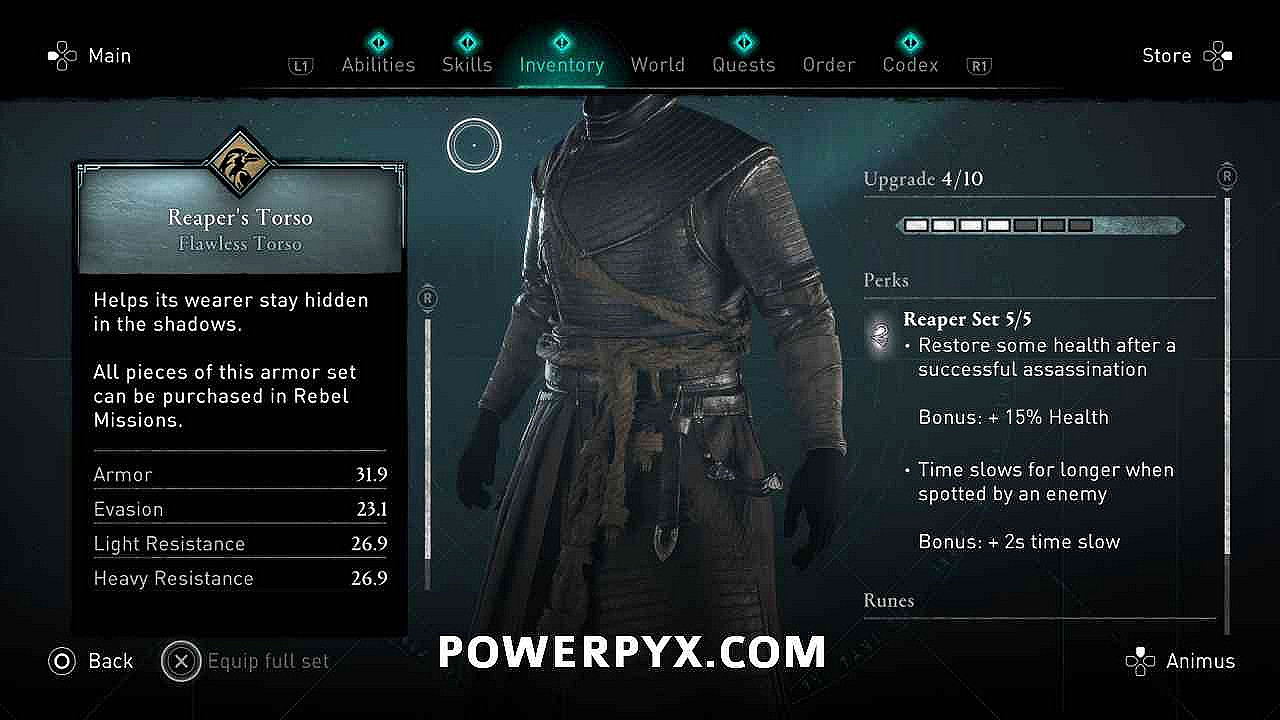 《刺客教條 維京紀元》死神護甲套裝獲取方式