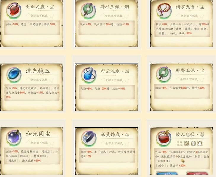 《天地劫》飾品屬性介紹 飾品屬性有哪些