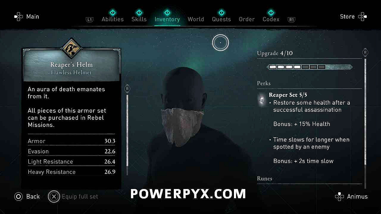 《刺客教條 維京紀元》死神護甲套裝獲取方式