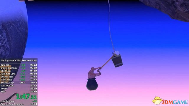 《掘地求升》速通紀錄刷新 用時2分47秒光頭上天