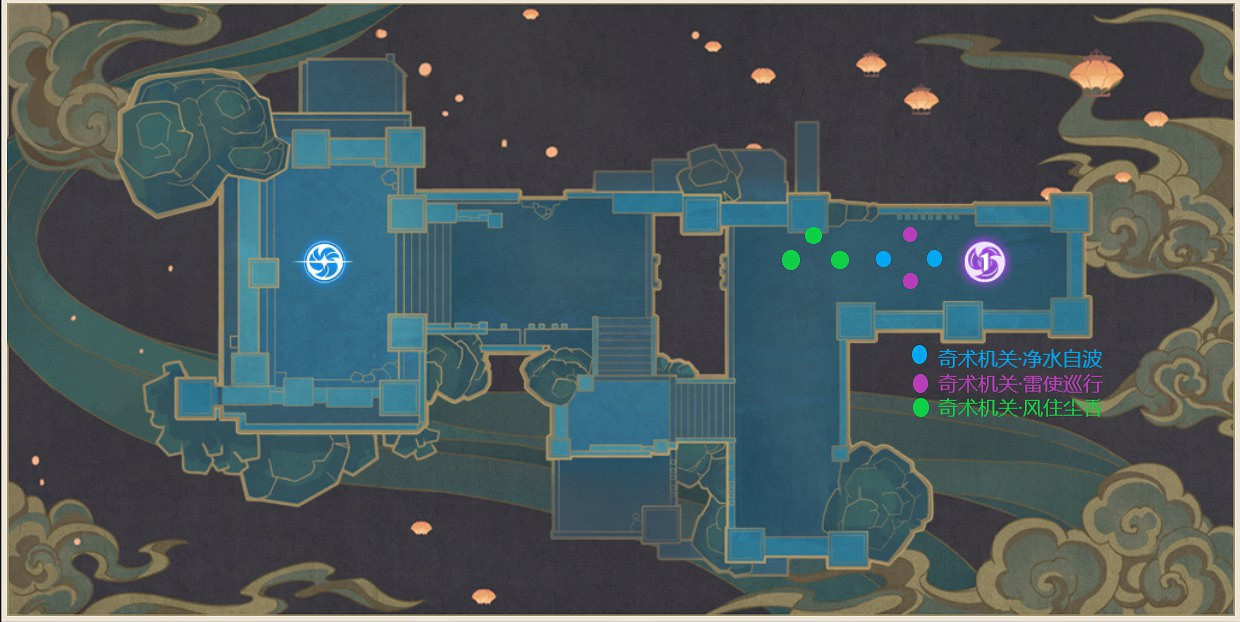 《原神》2.0版本機關棋譚第一關無傷打法