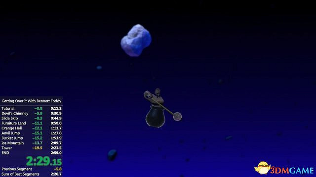 《掘地求升》速通紀錄刷新 用時2分47秒光頭上天