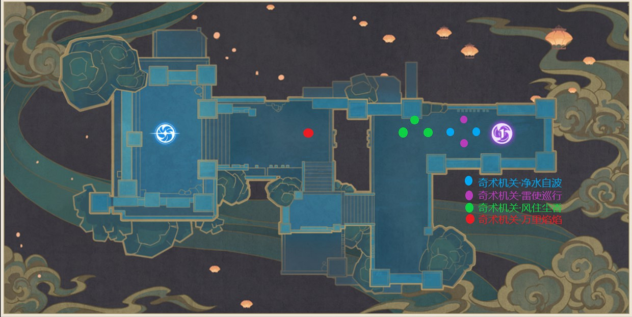 《原神》2.0版本機關棋譚第一關無傷打法