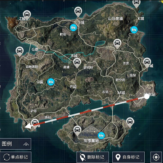 《和平精英》海島地圖苟分路線分享 《和平精英》海島地圖苟分路線分享