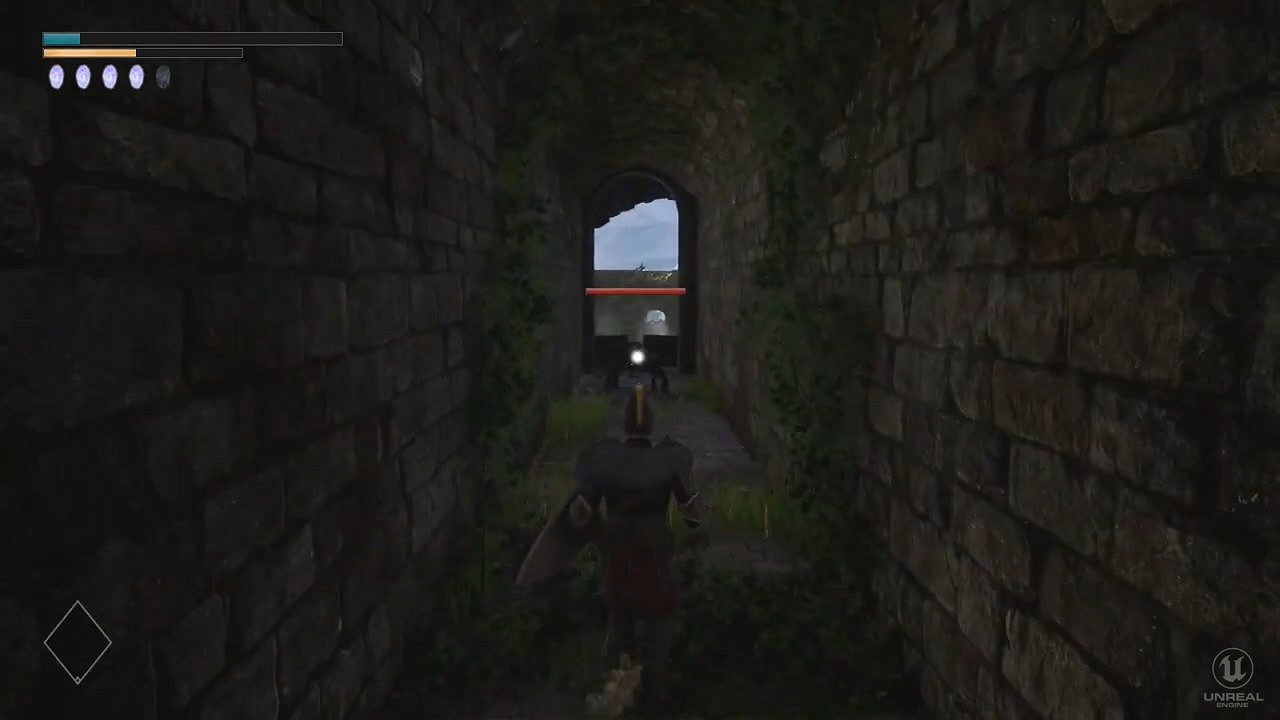 玩家用虛幻4自製《黑暗靈魂》 展示城外不死鎮