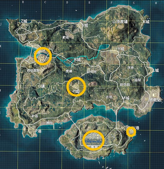 《和平精英》海島地圖苟分路線分享 《和平精英》海島地圖苟分路線分享