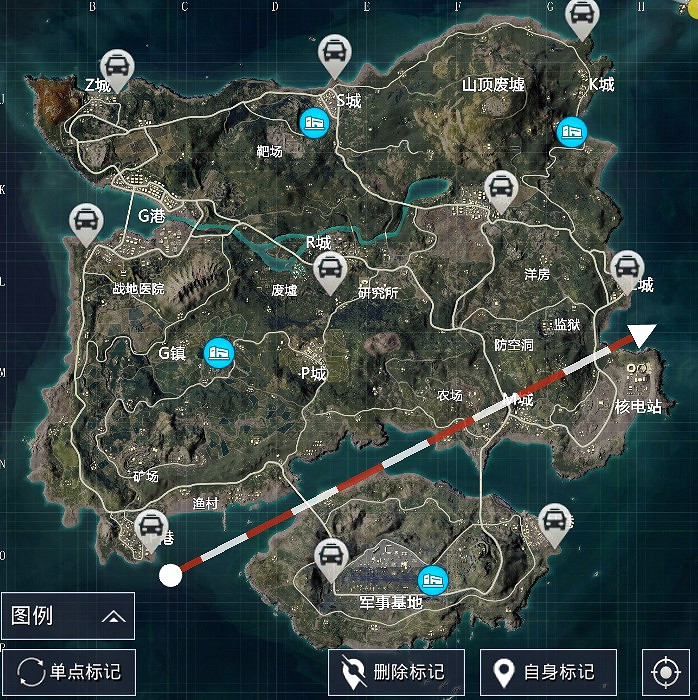 《和平精英》海島地圖苟分路線分享 《和平精英》海島地圖苟分路線分享