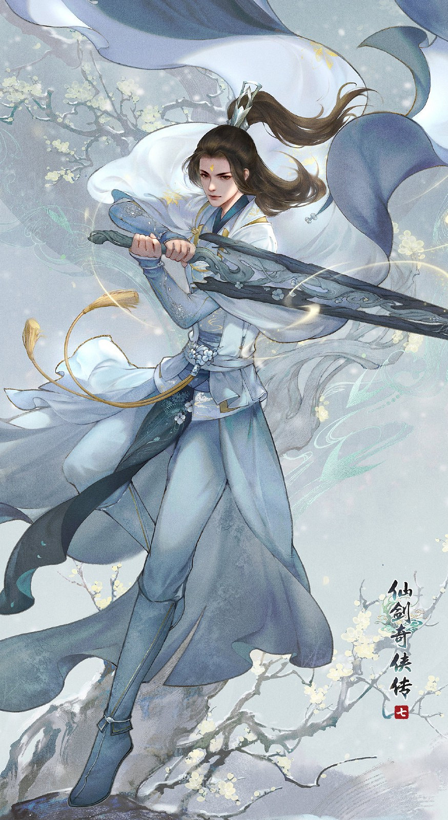 《仙劍奇俠傳7》主角新立繪海報 短裙美女身姿誘人 《仙劍奇俠傳7》主角新立繪海報 短裙美女身姿誘人
