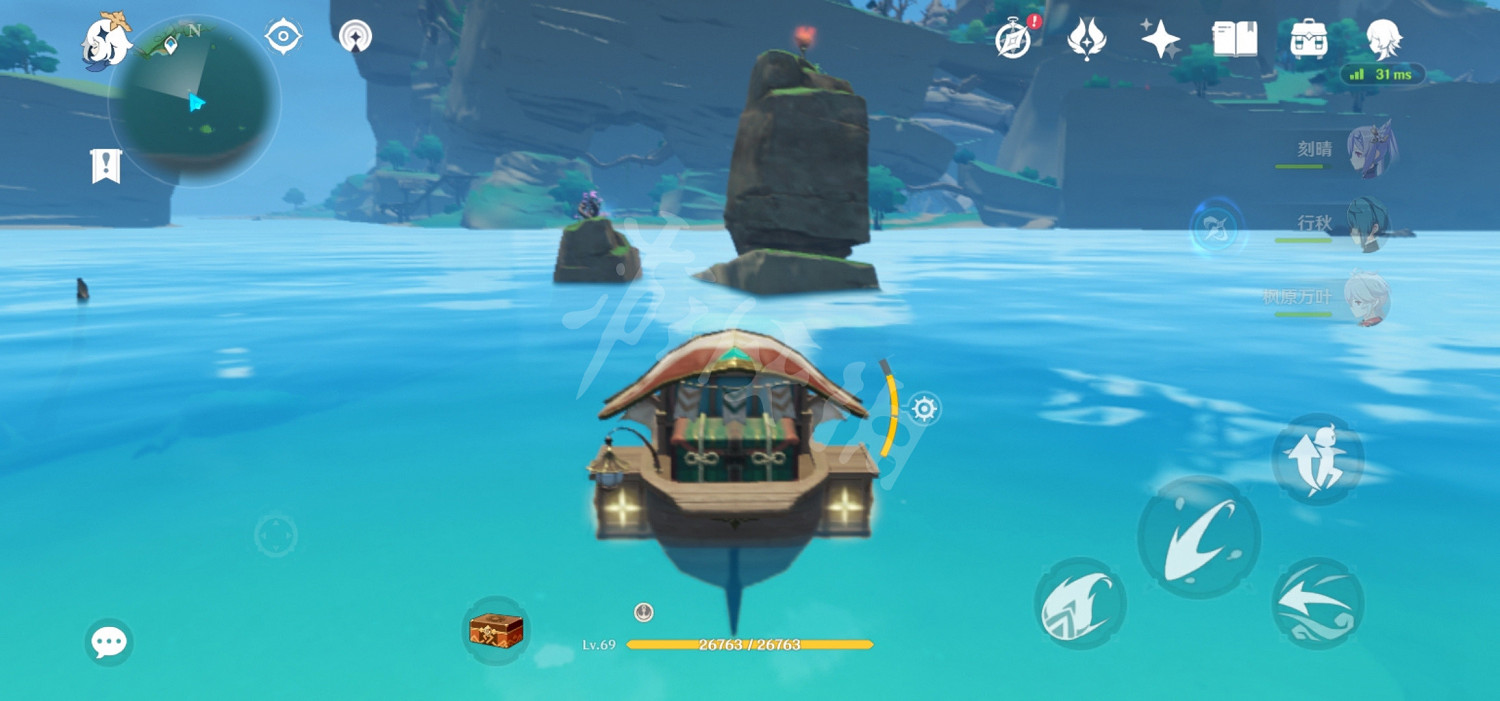 《原神》稻妻左下角小島寶箱拿法分享