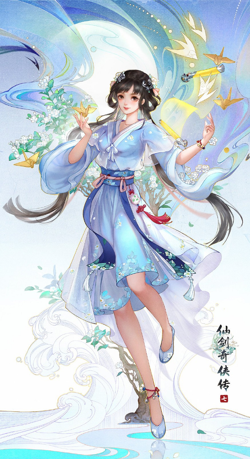《仙劍奇俠傳7》主角新立繪海報 短裙美女身姿誘人 《仙劍奇俠傳7》主角新立繪海報 短裙美女身姿誘人