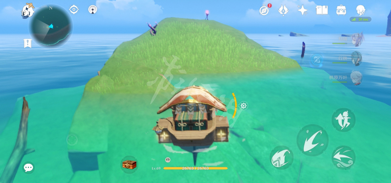 《原神》稻妻左下角小島寶箱拿法分享