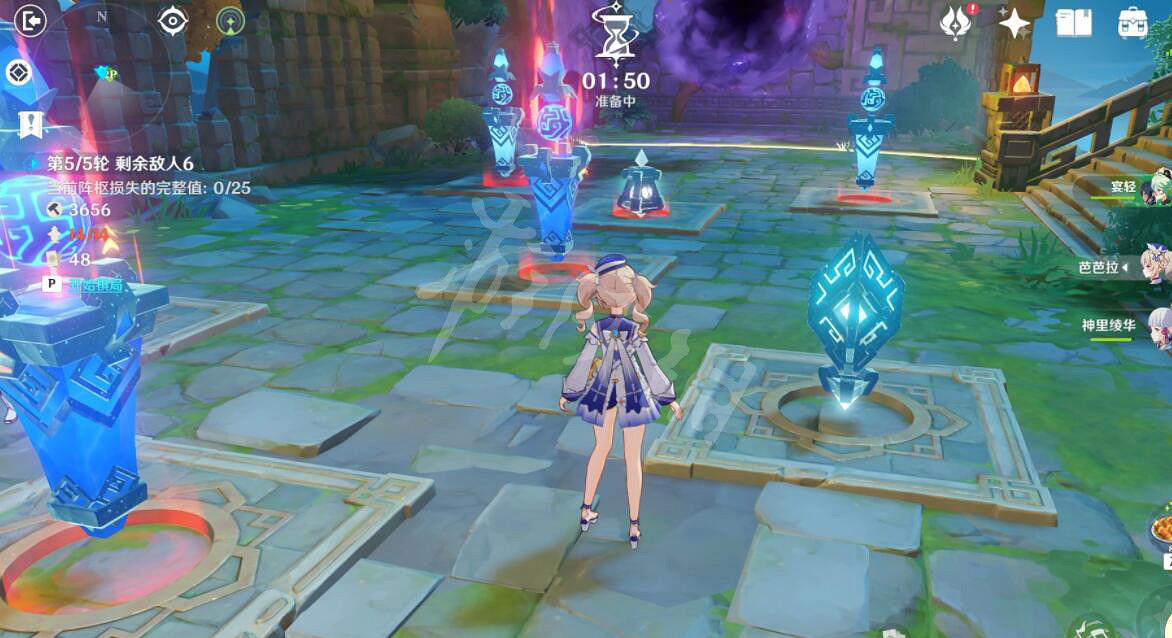 《原神》機關棋譚第六關挑戰技巧 《原神》機關棋譚第六關挑戰技巧