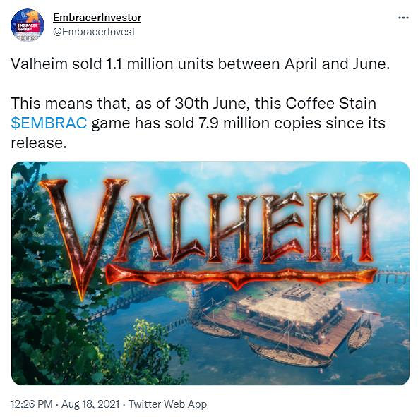 Embracer季度財報:《英靈殿》銷量破790萬 《突變紀元》一周回本 Embracer季度財報:《英靈殿》銷量破790萬 《突變紀元》一周回本