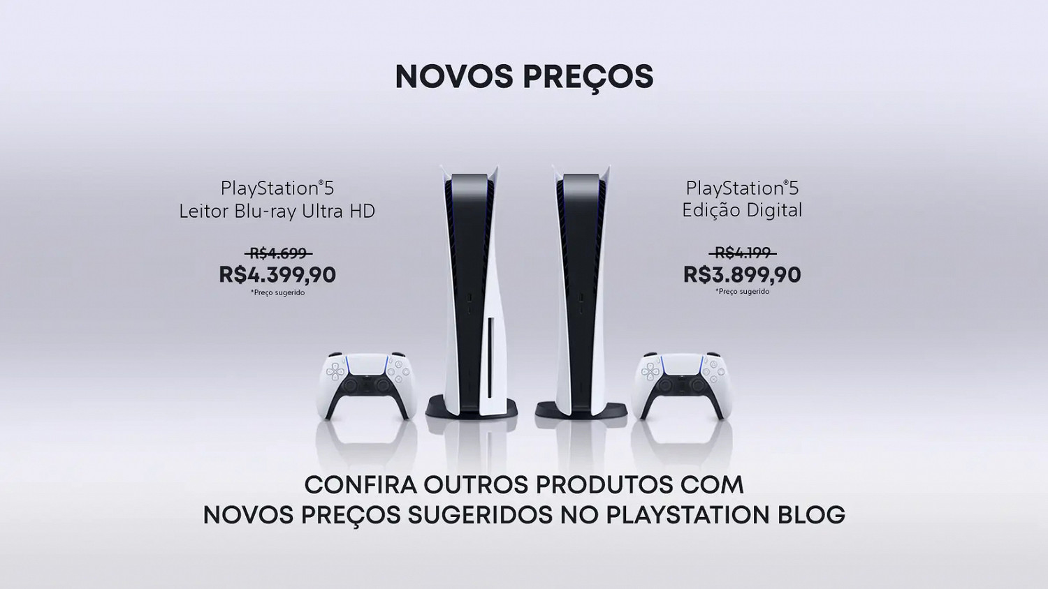 PS5在巴西開始全線降價折扣銷售 售價4701元起 PS5在巴西開始全線降價折扣銷售 售價4701元起