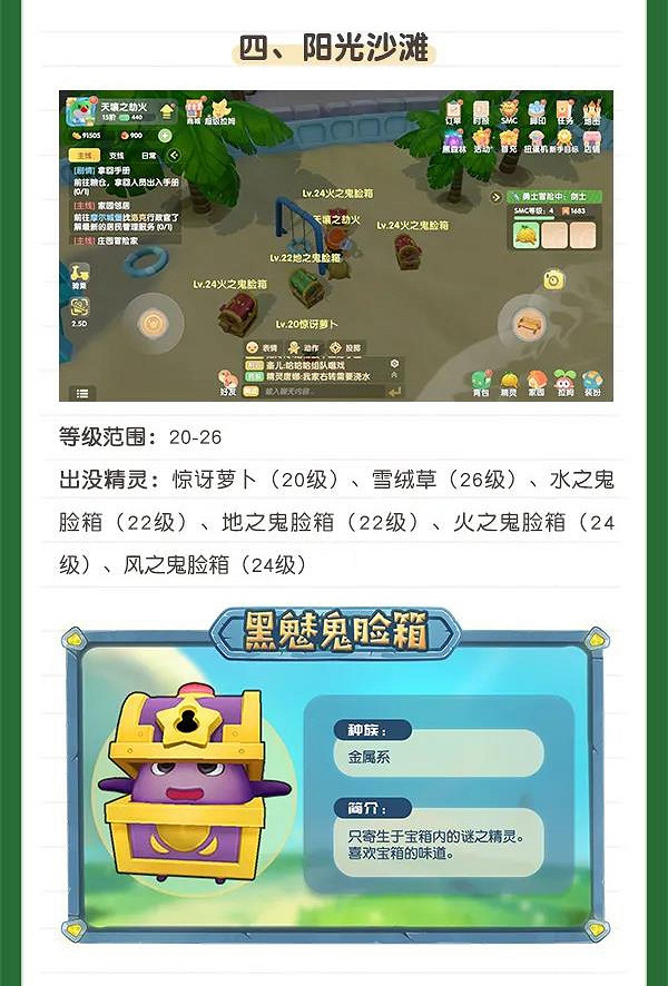 《摩爾莊園》目標全收集精靈出沒地點以及等級整理 《摩爾莊園》目標全收集精靈出沒地點以及等級整理