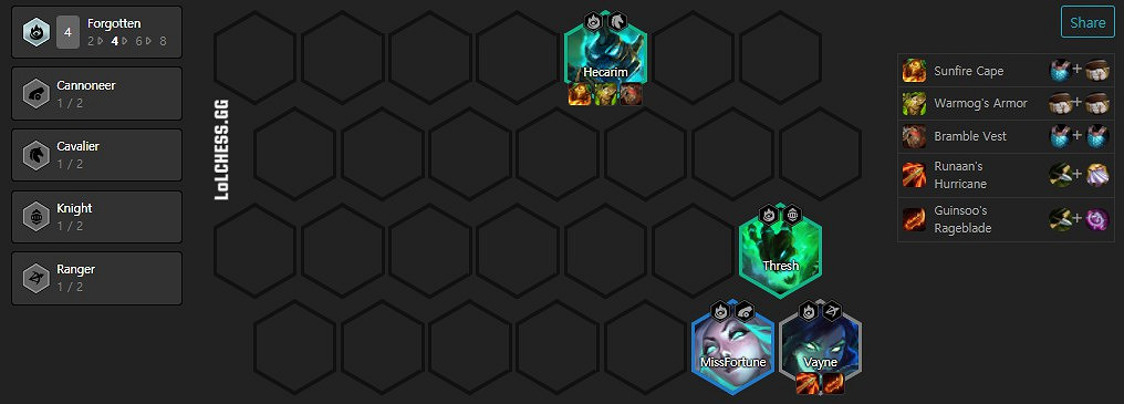 《聯盟戰棋》11.16版本賭薇恩玩法講解 《聯盟戰棋》11.16版本賭薇恩玩法講解