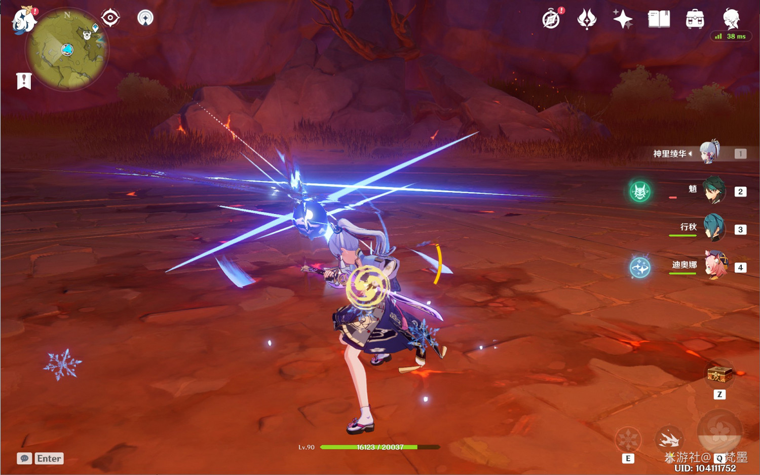 《原神》神裡綾華輸出手法與出裝配隊教學