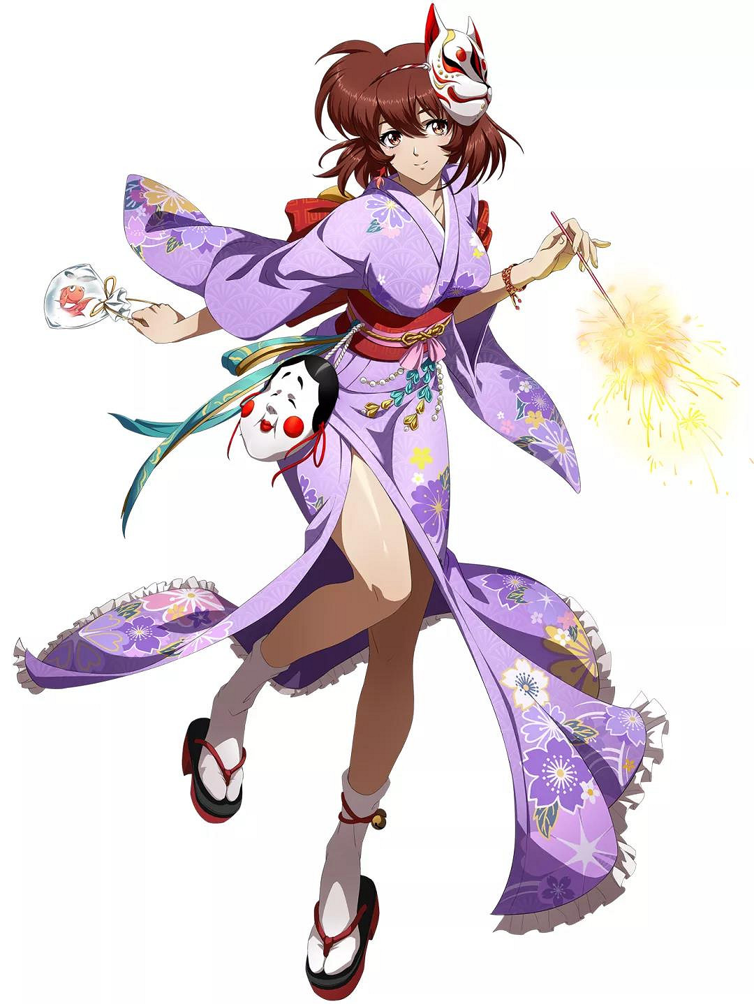 《夢幻模擬戰》芙蕾雅花火琉璃皮膚欣賞 芙蕾雅夏日祭皮膚預覽