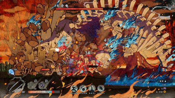 《月風魔傳不朽之月》龍骨鬼boss怎麽打？第一關boss打法技巧