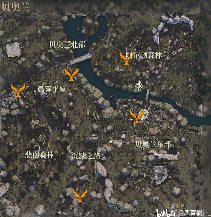 《神祐釋放》各地區任務地點一覽 《神祐釋放》各地區任務地點一覽