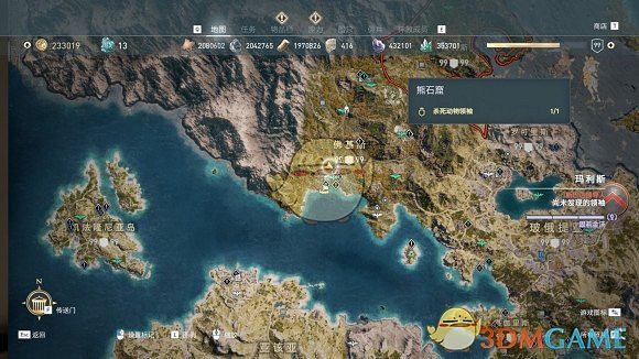 《刺客教條:奧德賽》精英白熊位置一覽 《刺客教條:奧德賽》精英白熊位置一覽