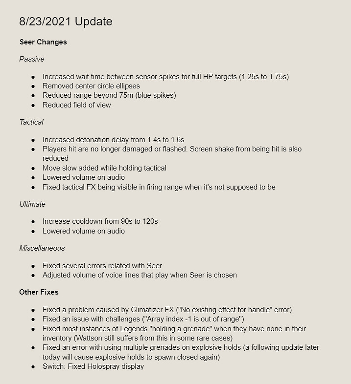 《Apex英雄》更新更新檔 新英雄先知Seer被削